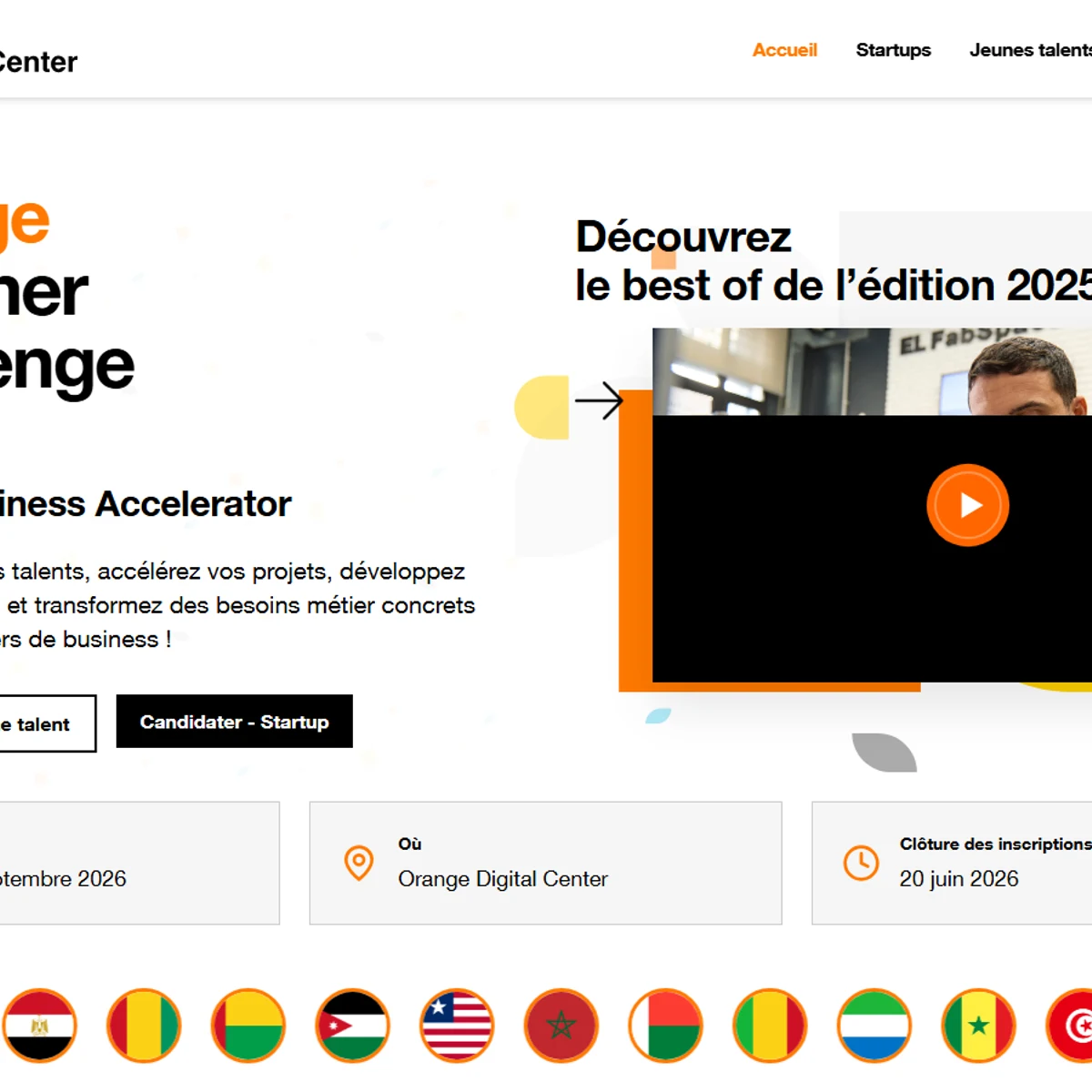 Orange Summer Challenge 2026 : accélérateur IA pour startups et jeunes talents